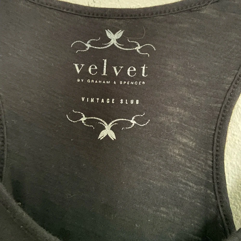 Velvet by Graham & Spencer’s Vintage Slub racerback black maxi dress - Picture 3 of 7